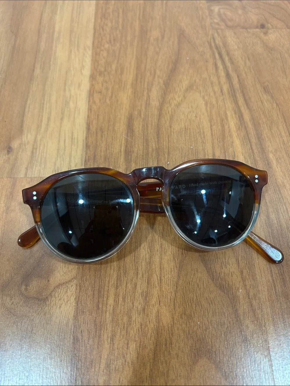 Paul Ward Paris 'Naxos C.58' Tortoise Sunglasses - Handmade in Italy